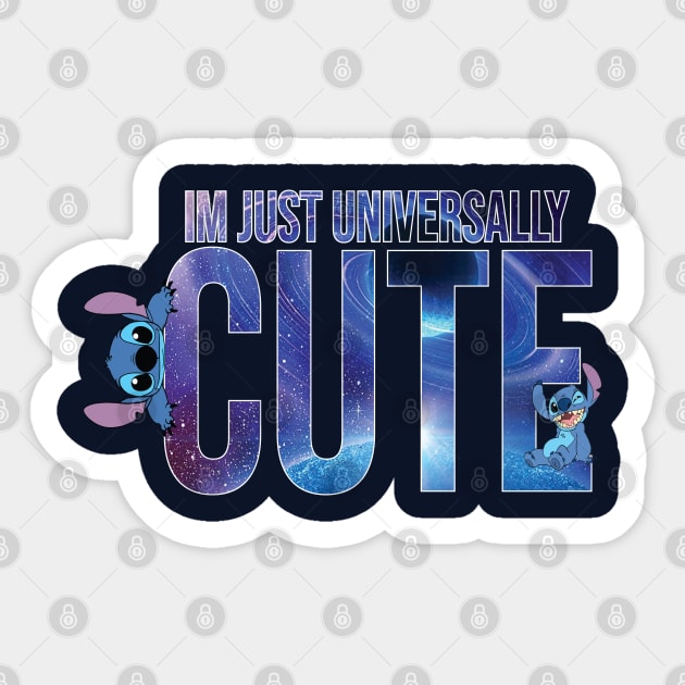 Universally Cute Sticker by carolas